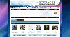 Desktop Screenshot of bzupages.com