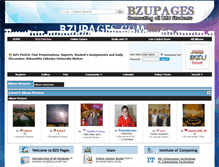 Tablet Screenshot of bzupages.com